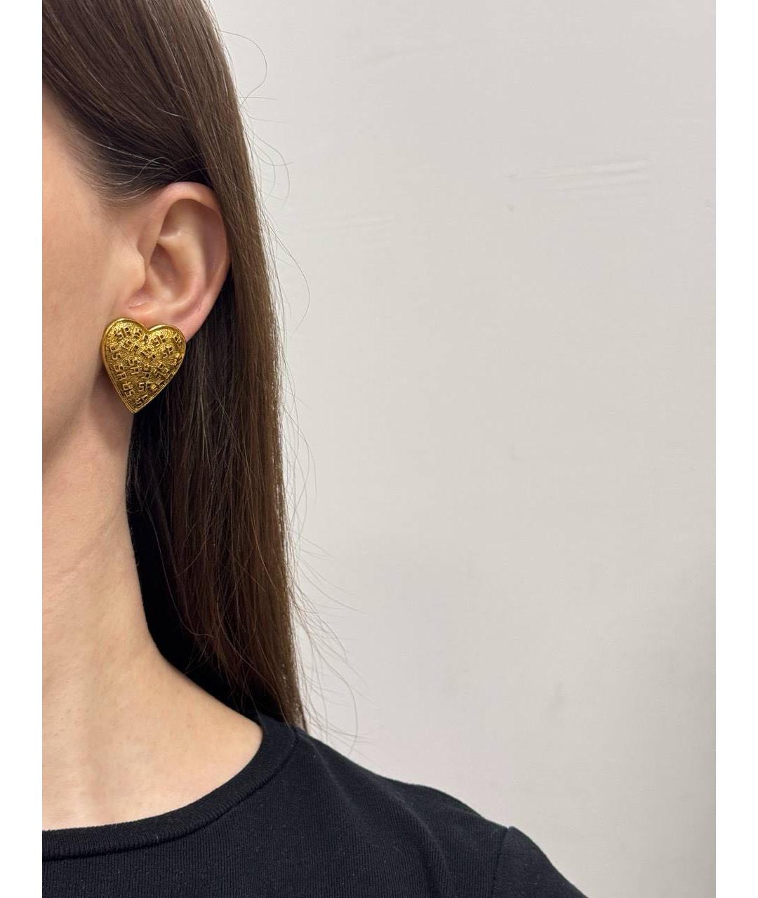 SONIA RYKIEL Золотые позолоченные клипсы, фото 6