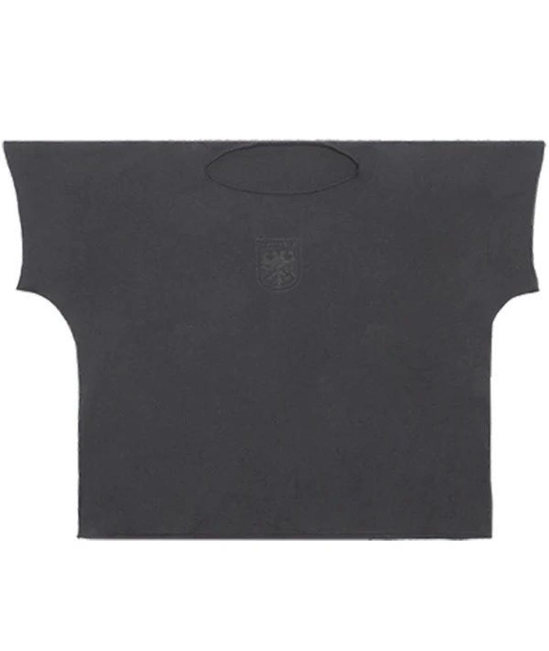 YEEZY Черная хлопковая футболка, фото 1