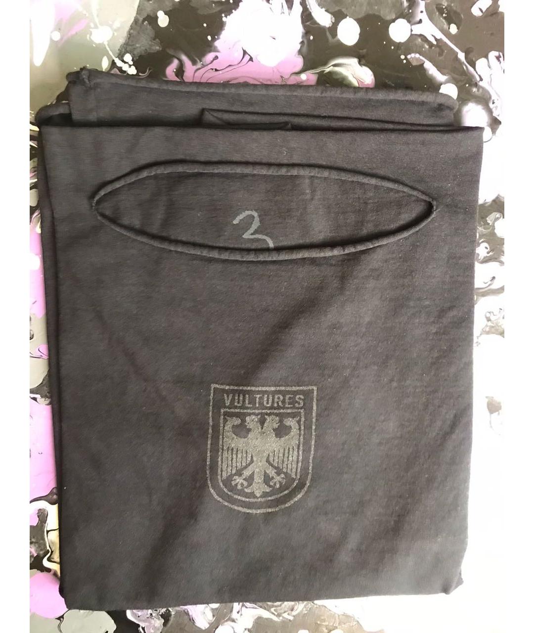 YEEZY Черная хлопковая футболка, фото 6