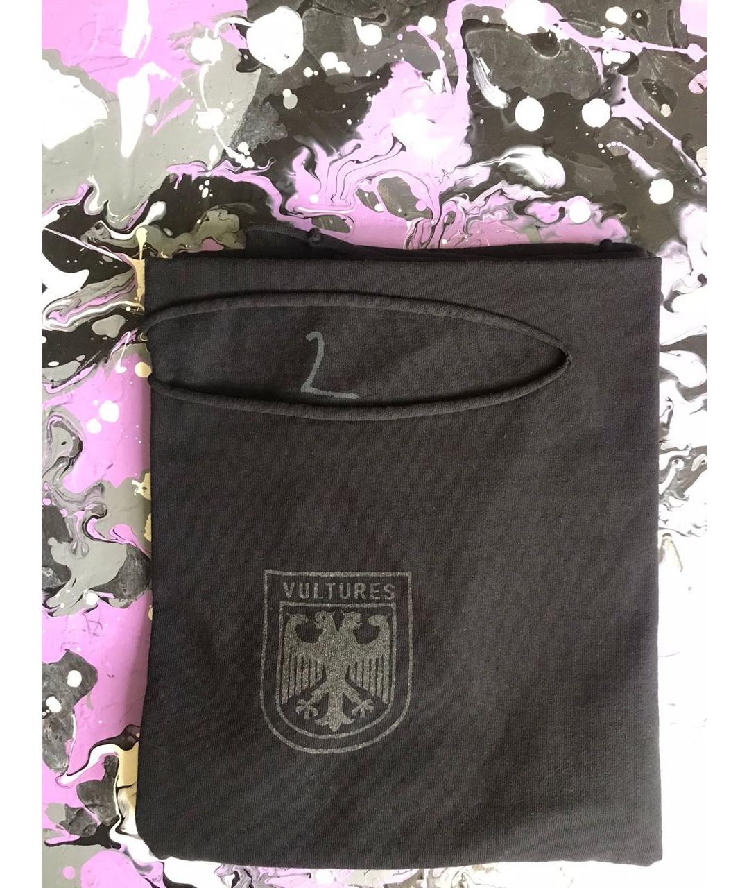 YEEZY Черная хлопковая футболка, фото 5