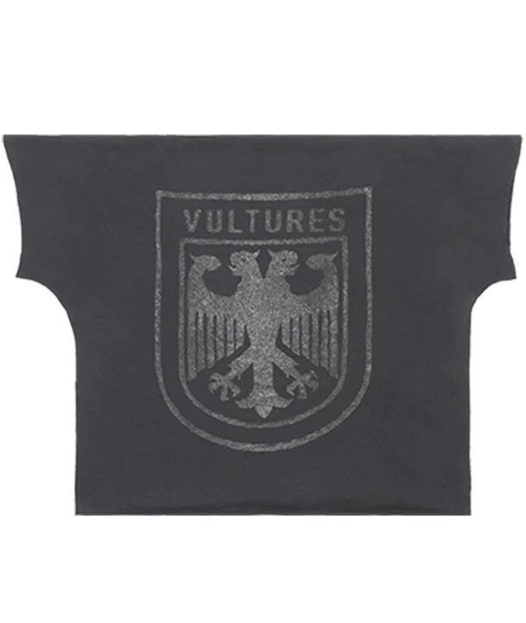 YEEZY Черная хлопковая футболка, фото 2