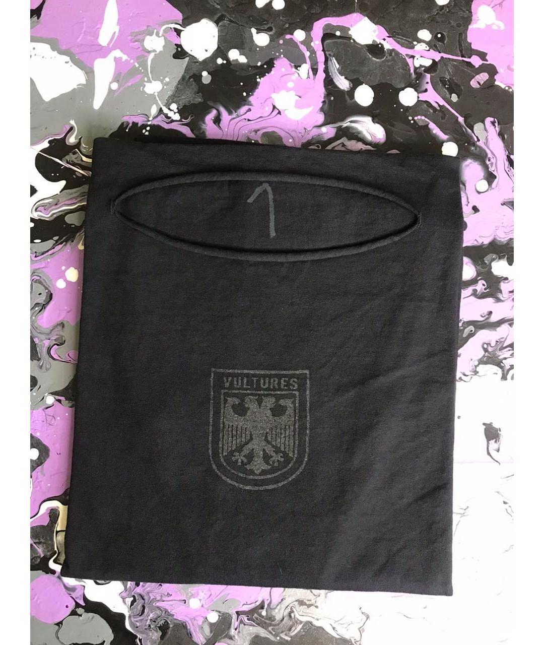 YEEZY Черная хлопковая футболка, фото 4