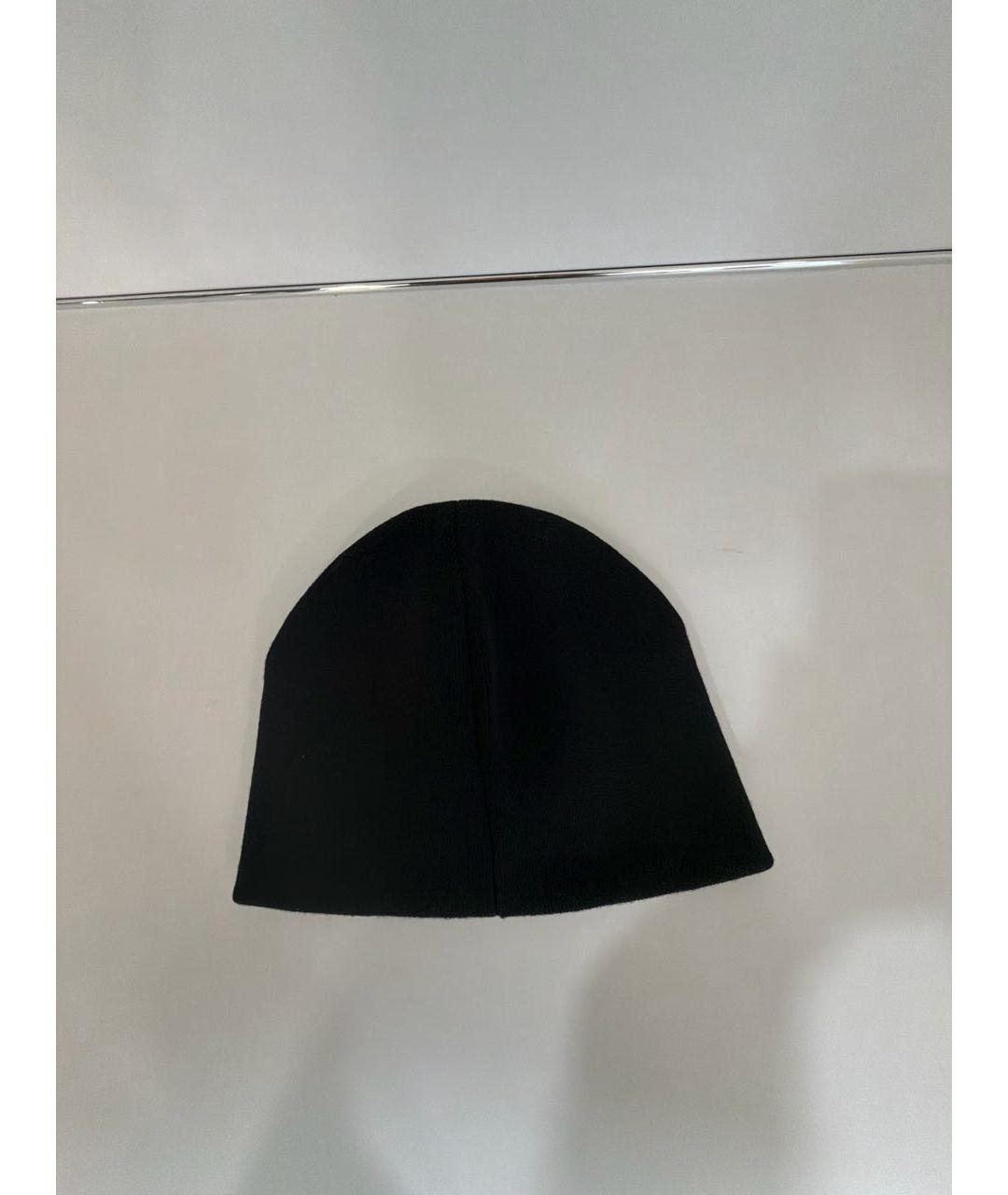 CELINE Черная шерстяная шапка, фото 2