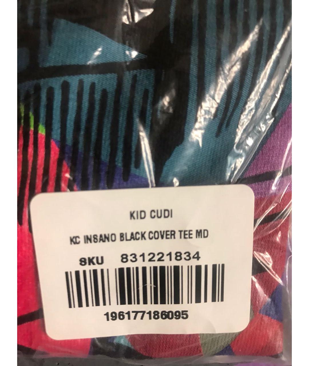 KAWS Черная хлопковая футболка, фото 6