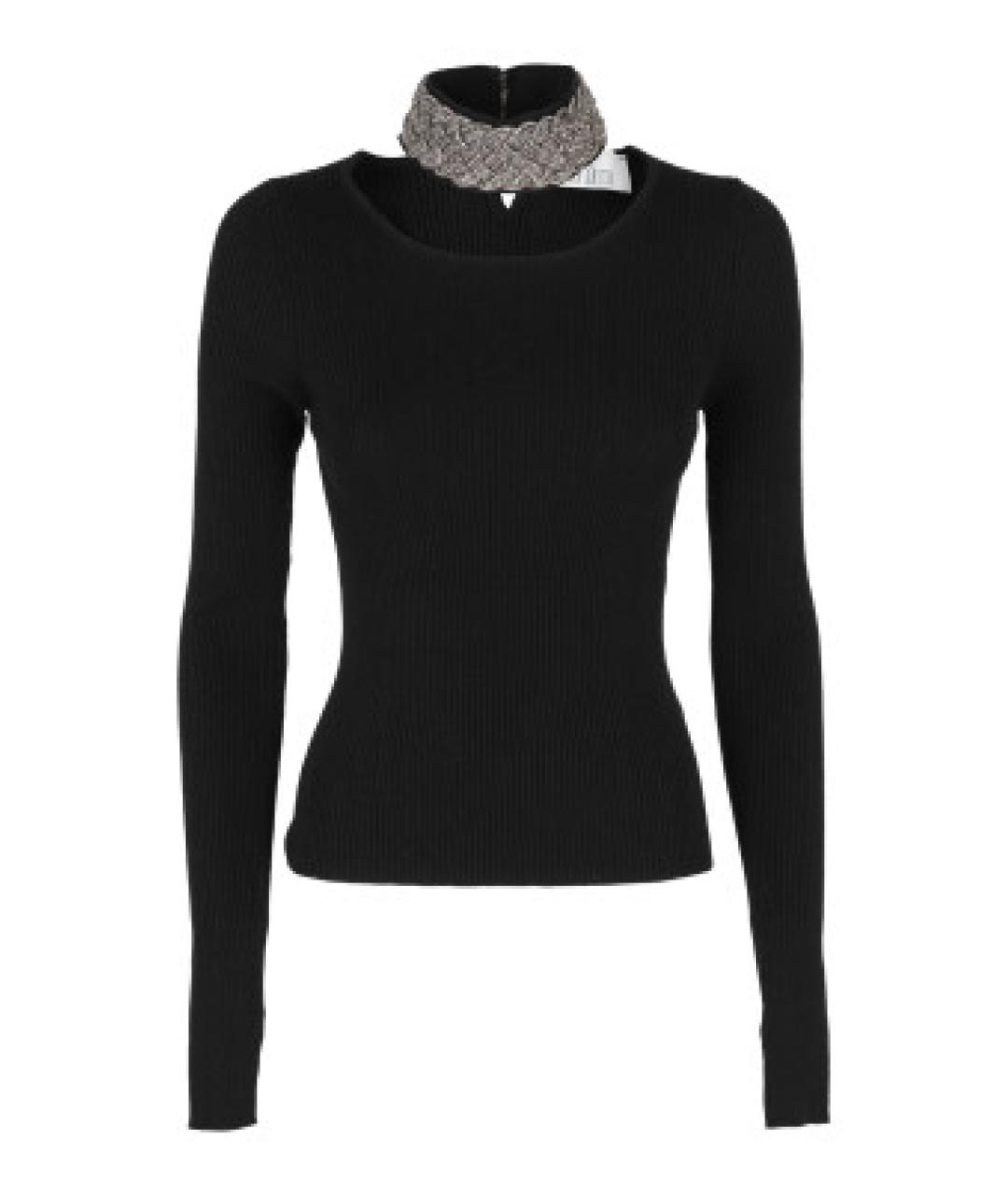 GIUSEPPE DI MORABITO Черная шерстяная водолазка, фото 1