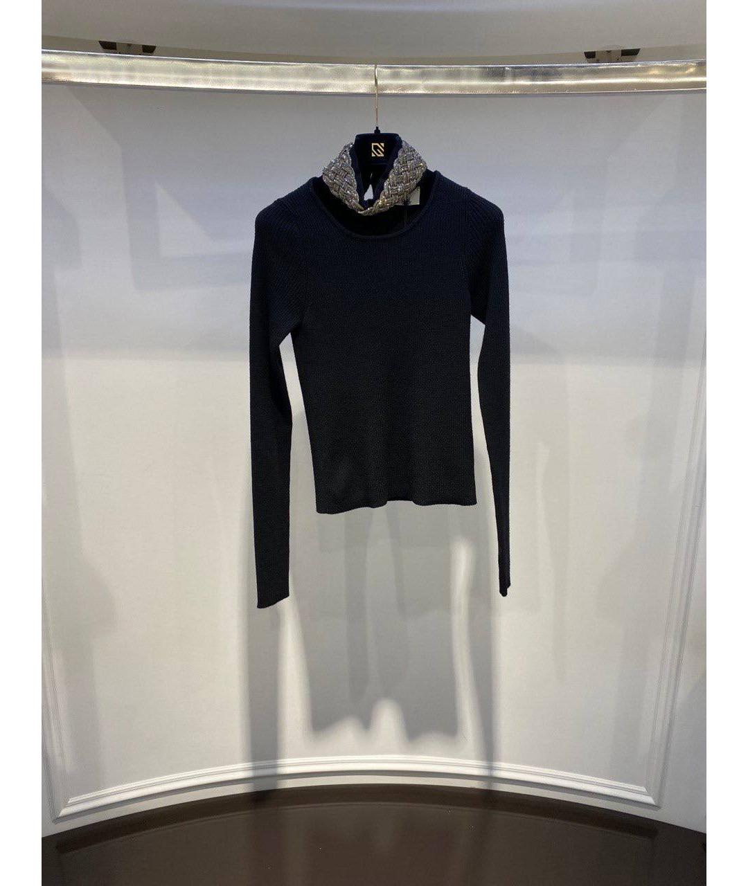 GIUSEPPE DI MORABITO Черная шерстяная водолазка, фото 2