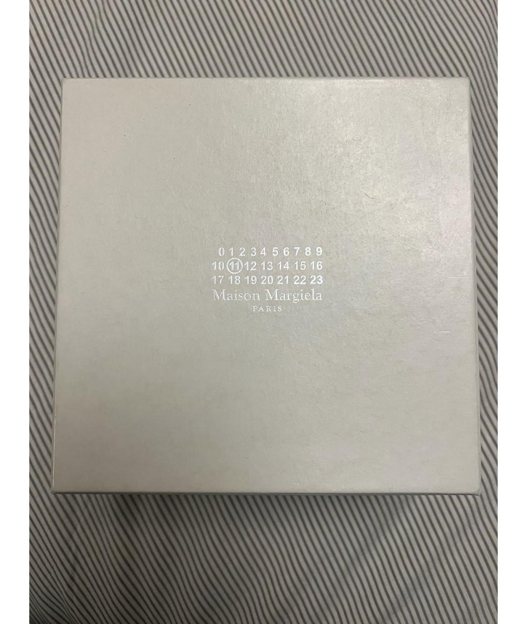 MAISON MARGIELA Бежевый кожаный ремень, фото 8