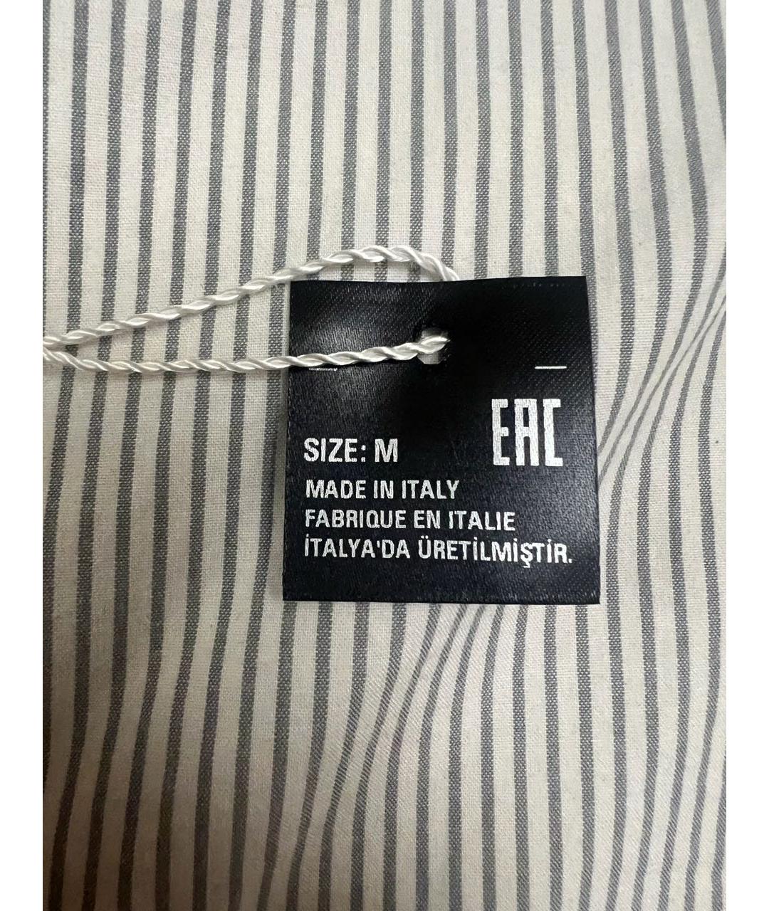 MAISON MARGIELA Бежевый кожаный ремень, фото 6