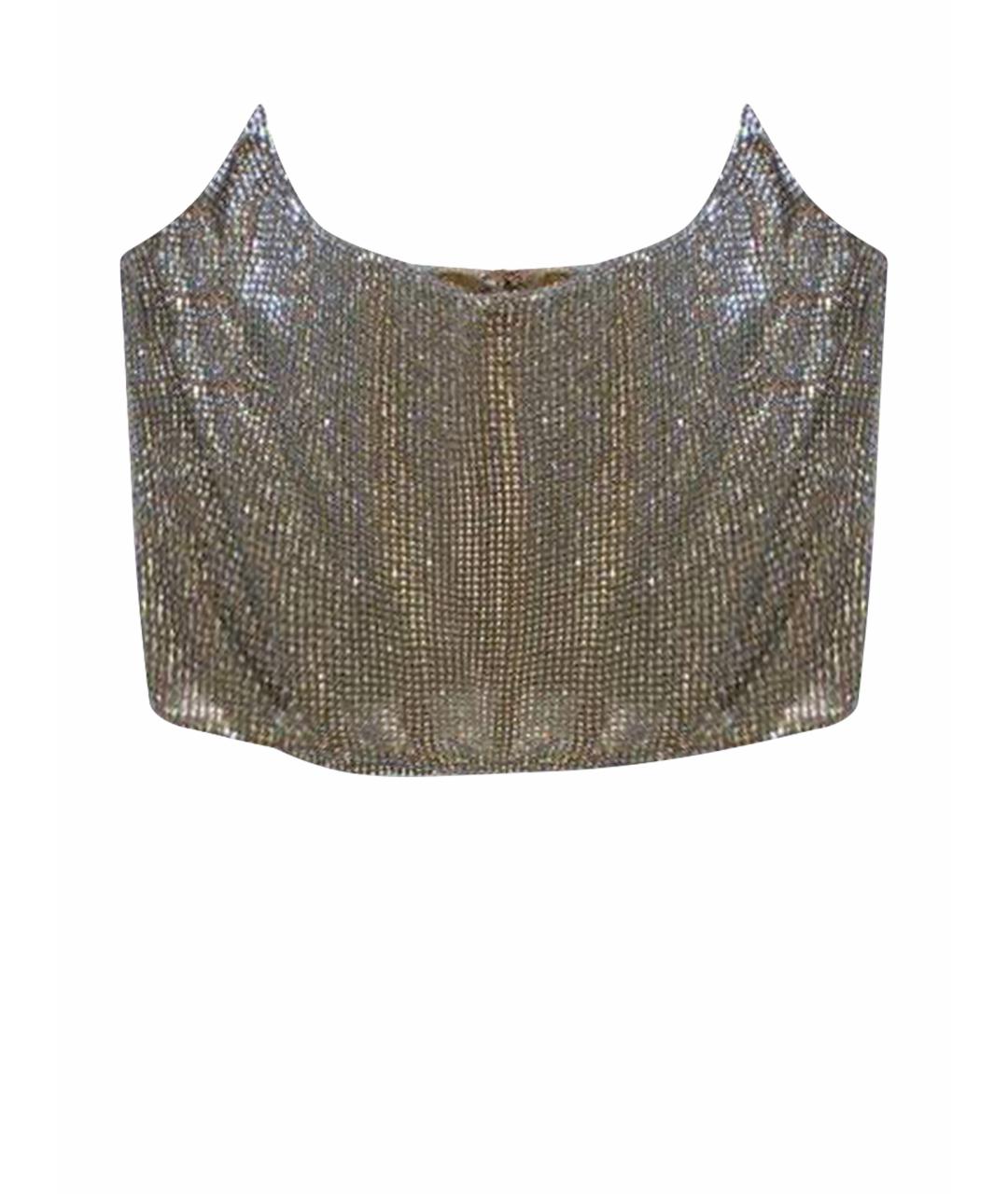 GIUSEPPE DI MORABITO Золотой полиамидовый корсет, фото 1