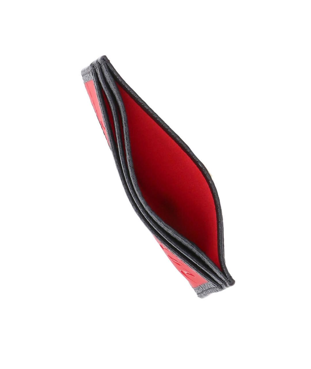 CHRISTIAN LOUBOUTIN Красный кожаный кардхолдер, фото 3