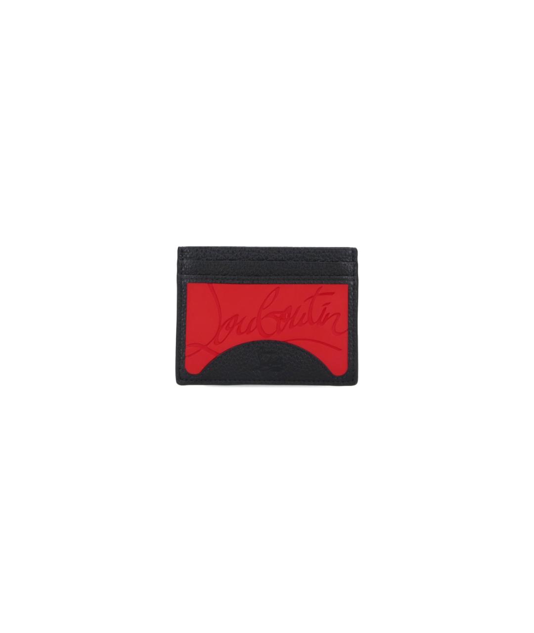 CHRISTIAN LOUBOUTIN Красный кожаный кардхолдер, фото 1