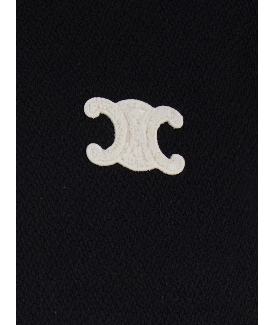 CELINE Черная хлопковая куртка, фото 3