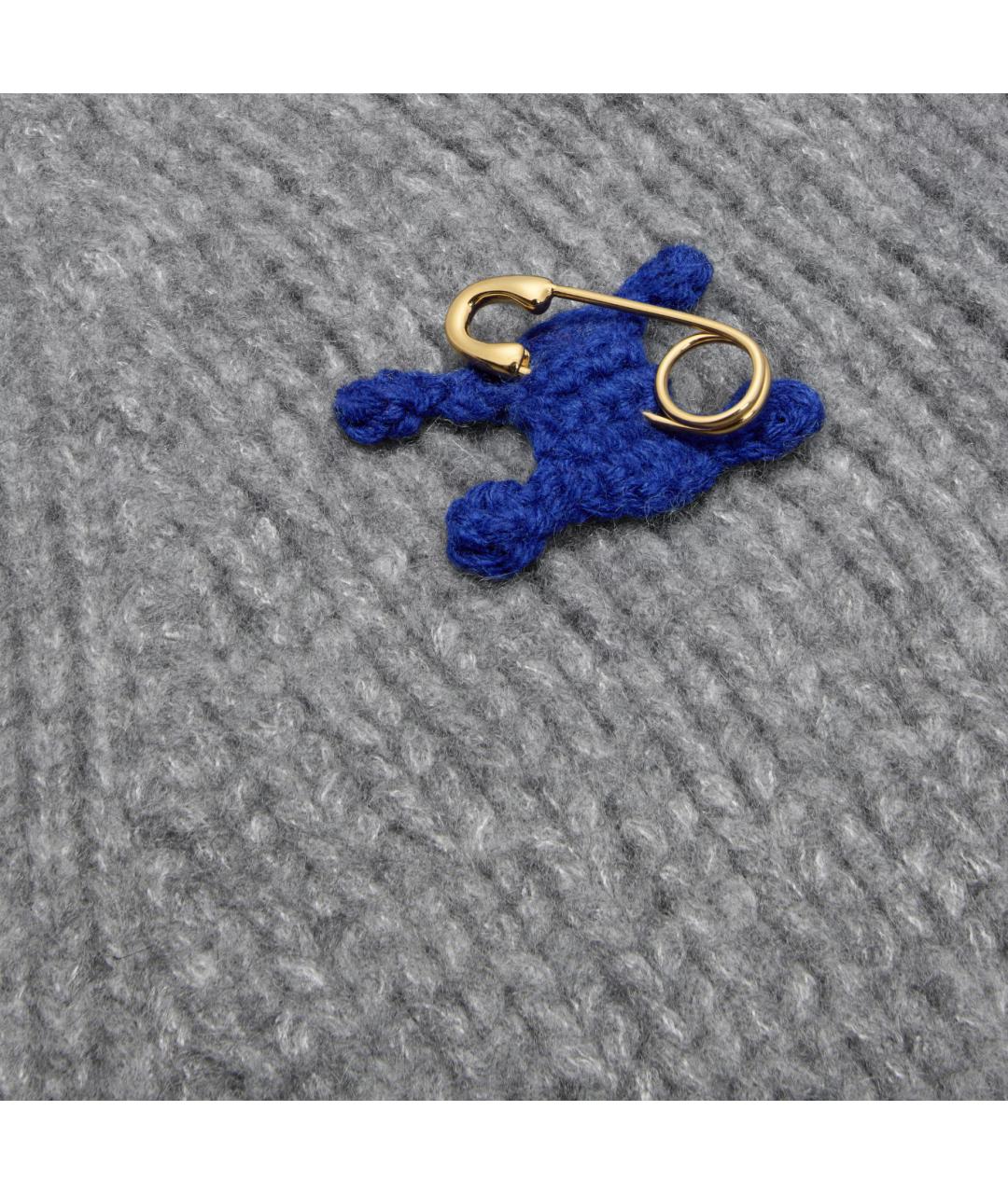 CELINE Серый кашемировый кардиган, фото 4