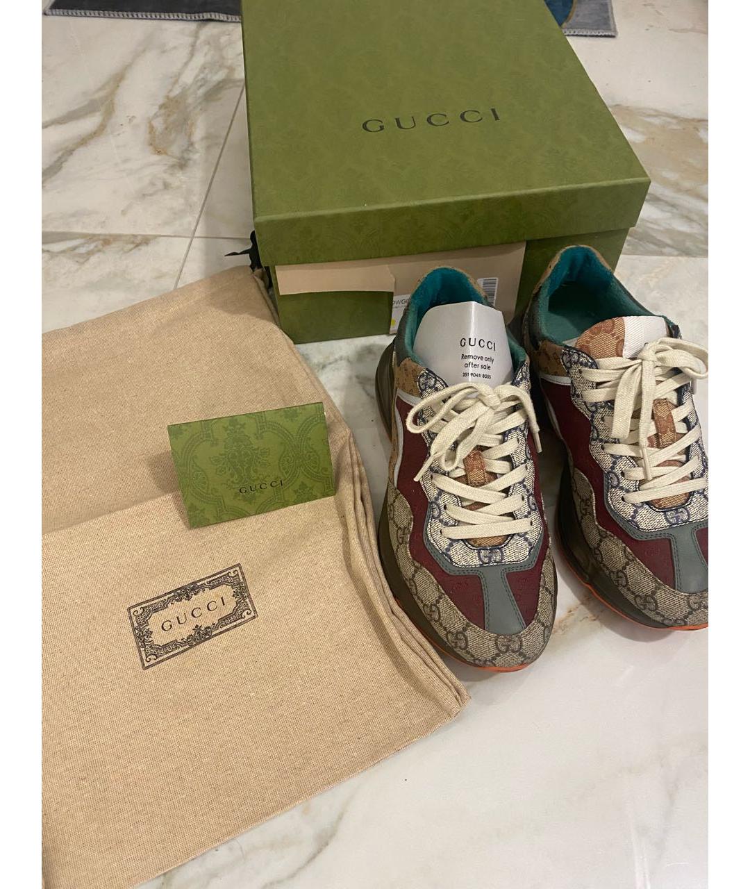 GUCCI Мульти кроссовки, фото 5