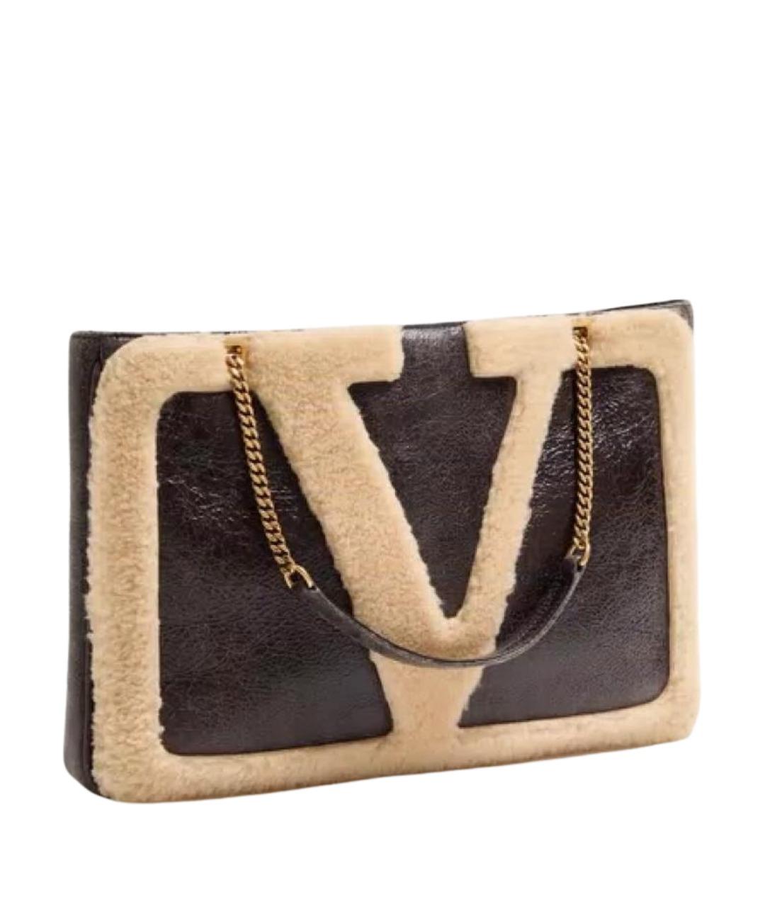 VALENTINO Бежевая сумка тоут, фото 1