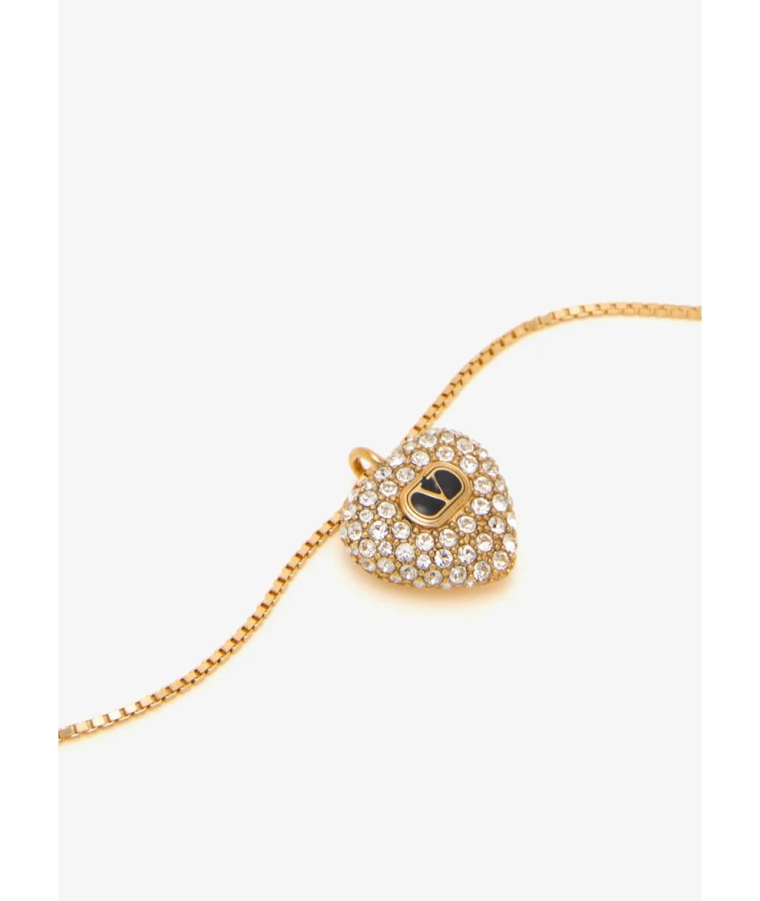 VALENTINO Золотая металлическая подвеска, фото 2