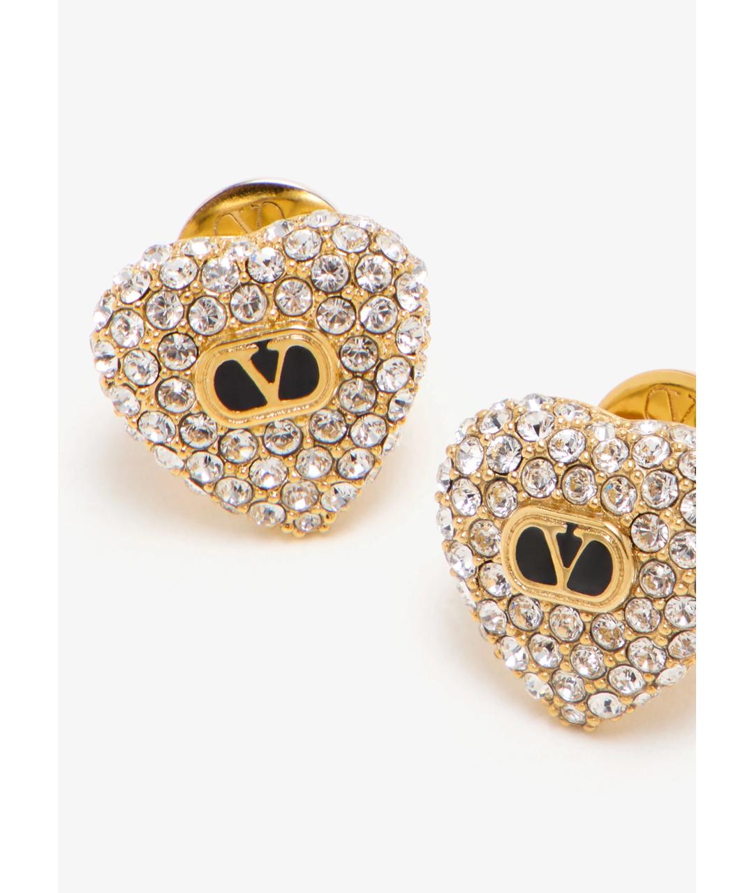 VALENTINO Золотые металлические серьги, фото 2