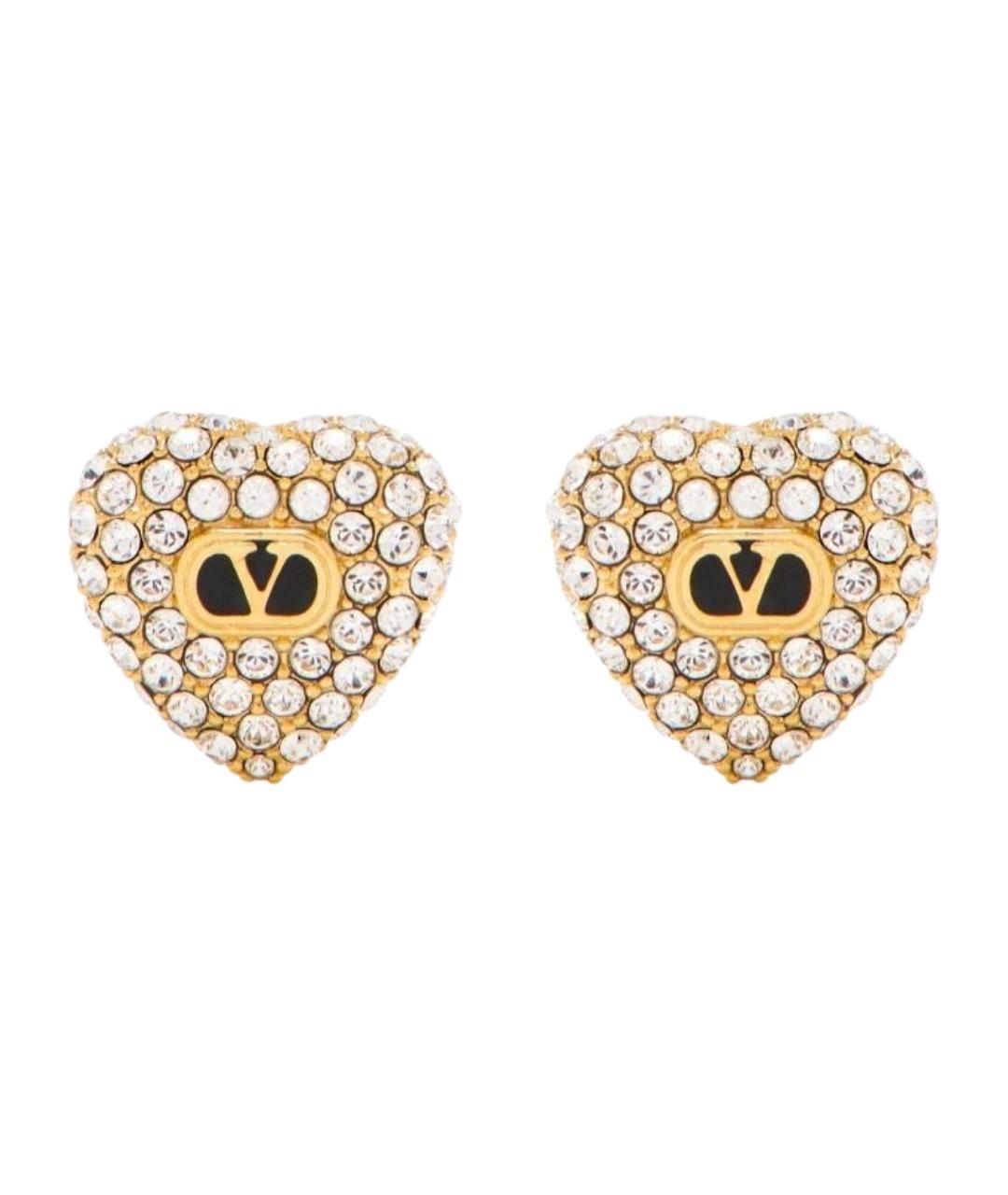 VALENTINO Золотые металлические серьги, фото 1