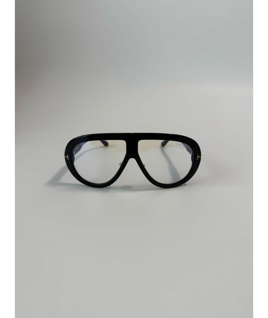 TOM FORD Черные пластиковые солнцезащитные очки, фото 5
