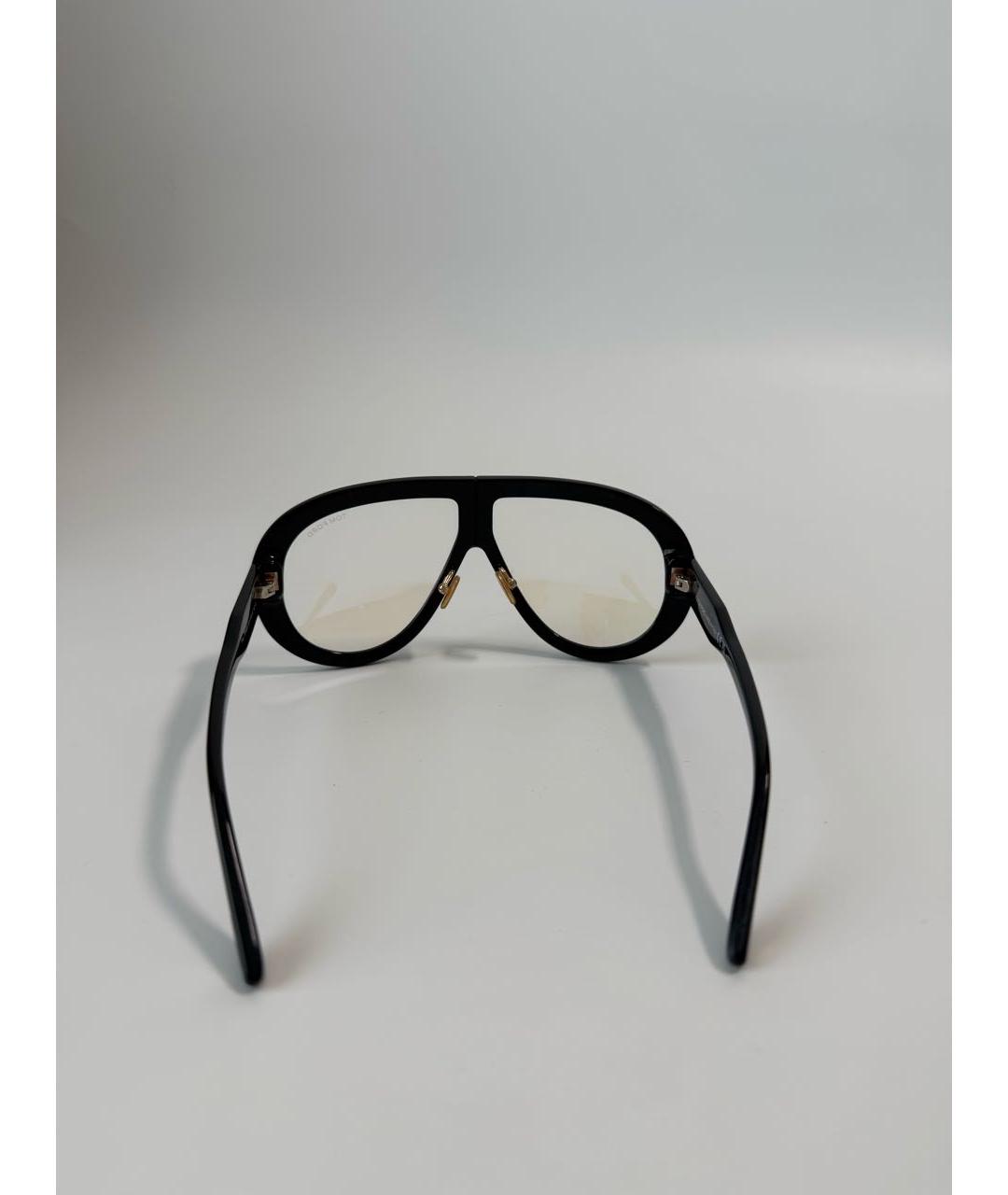 TOM FORD Черные пластиковые солнцезащитные очки, фото 2