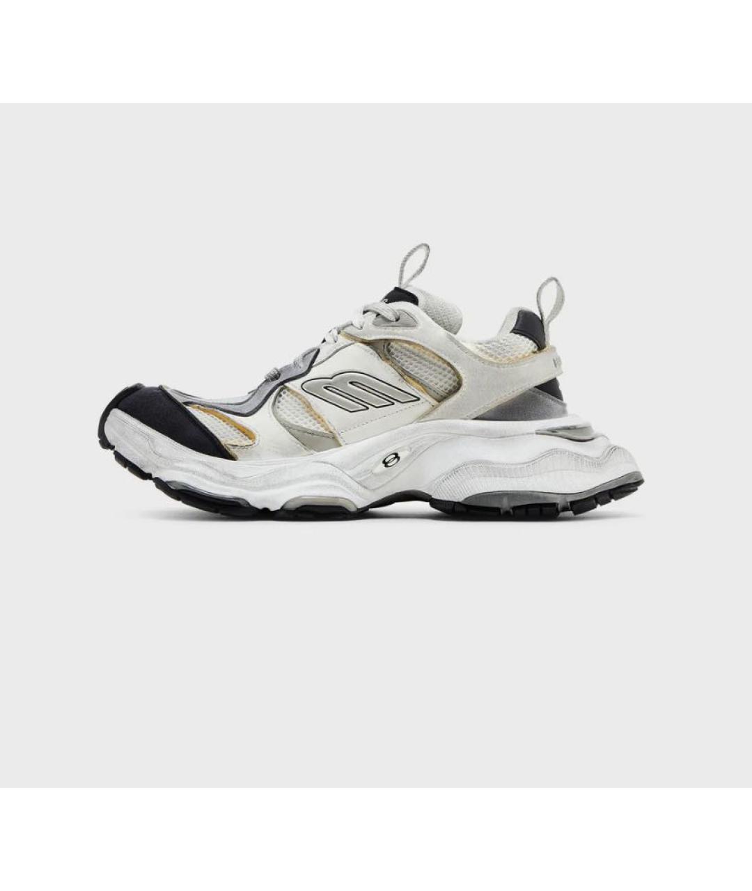 BALENCIAGA Белые текстильные кроссовки, фото 5