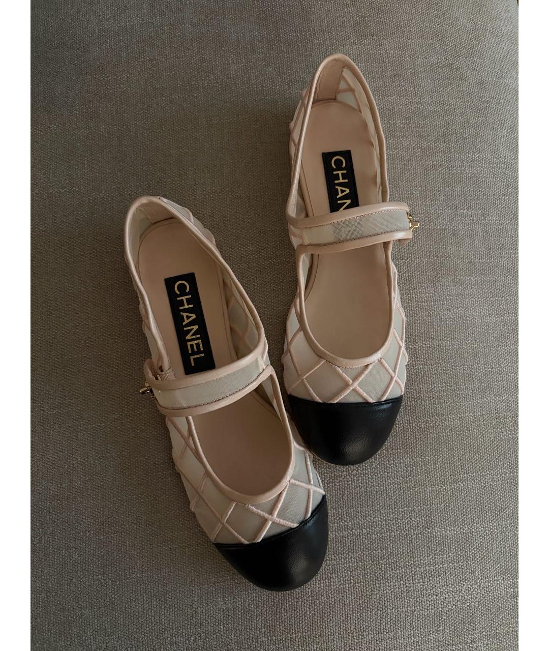 CHANEL Розовые балетки, фото 4