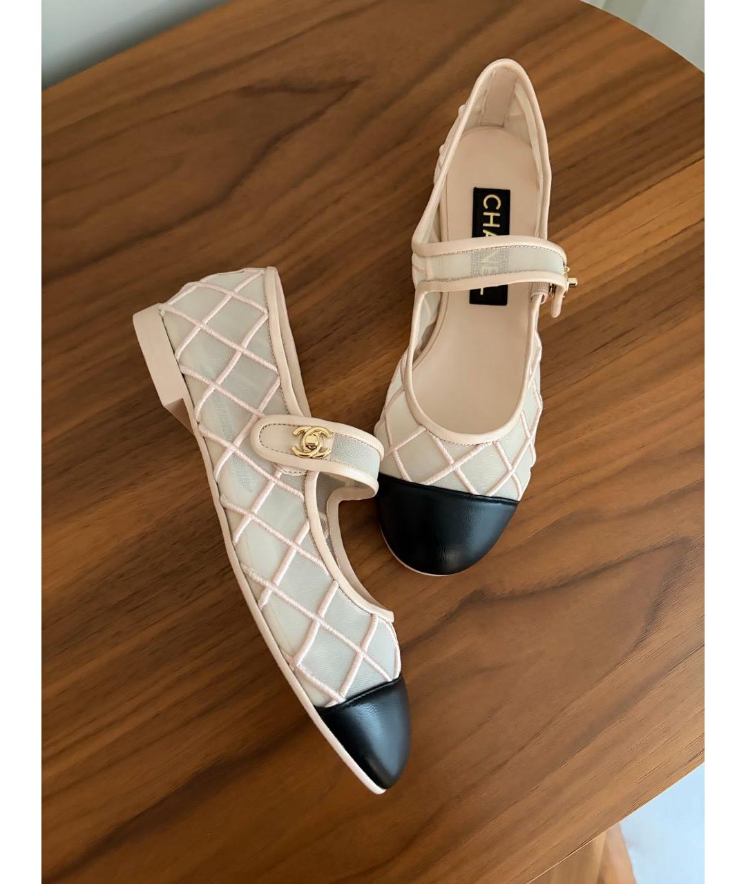 CHANEL Розовые балетки, фото 2