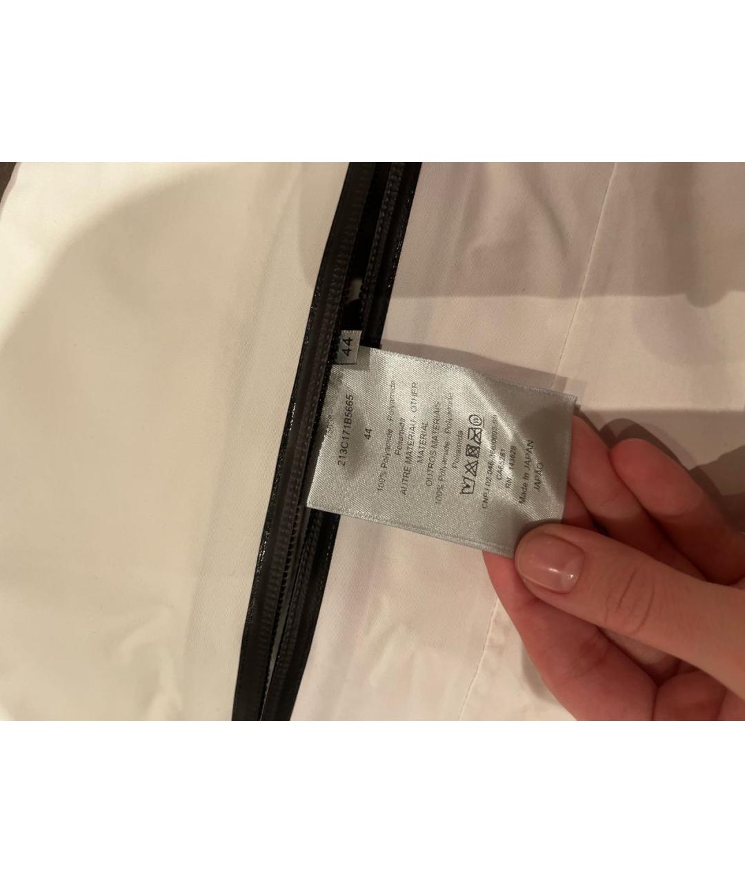 CHRISTIAN DIOR Белые полиамидовые повседневные брюки, фото 4