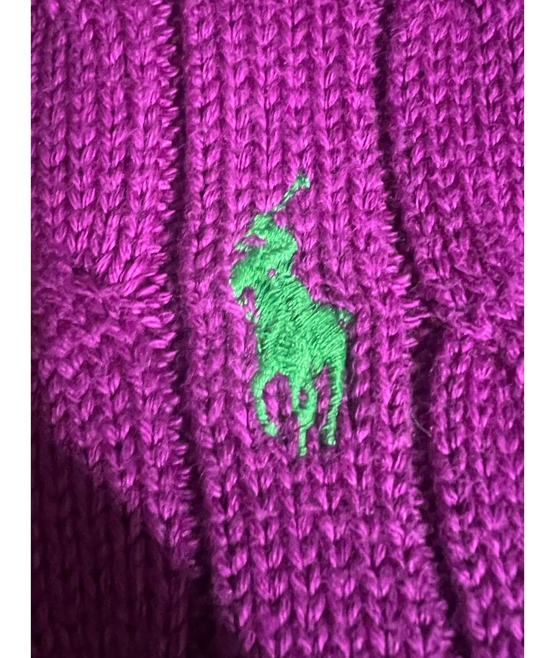 POLO RALPH LAUREN Фуксия хлопковый джемпер / свитер, фото 4