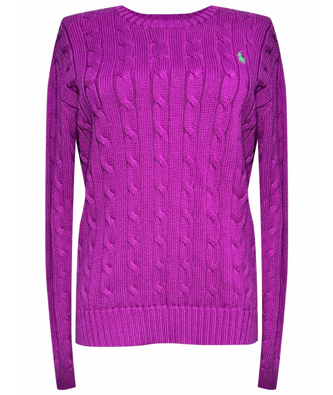 POLO RALPH LAUREN Фуксия хлопковый джемпер / свитер, фото 1