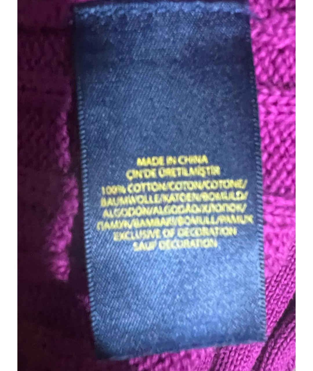 POLO RALPH LAUREN Фуксия хлопковый джемпер / свитер, фото 7