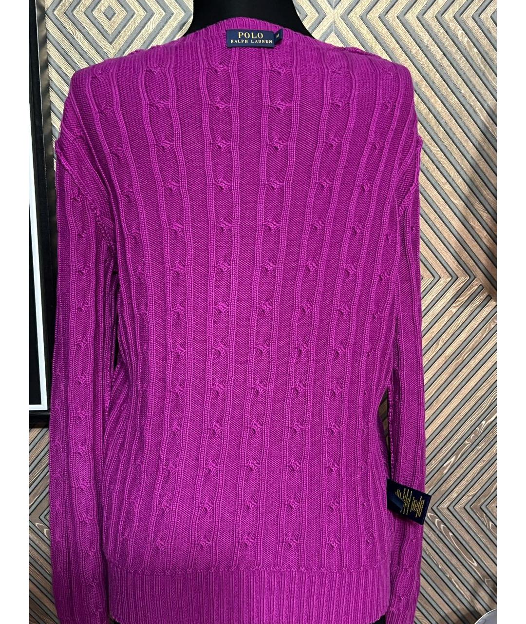 POLO RALPH LAUREN Фуксия хлопковый джемпер / свитер, фото 3