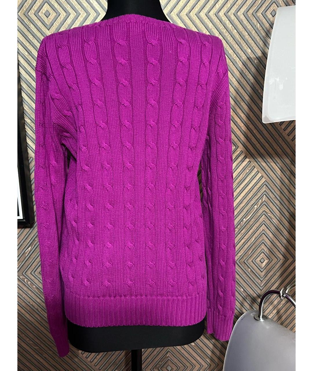POLO RALPH LAUREN Фуксия хлопковый джемпер / свитер, фото 2