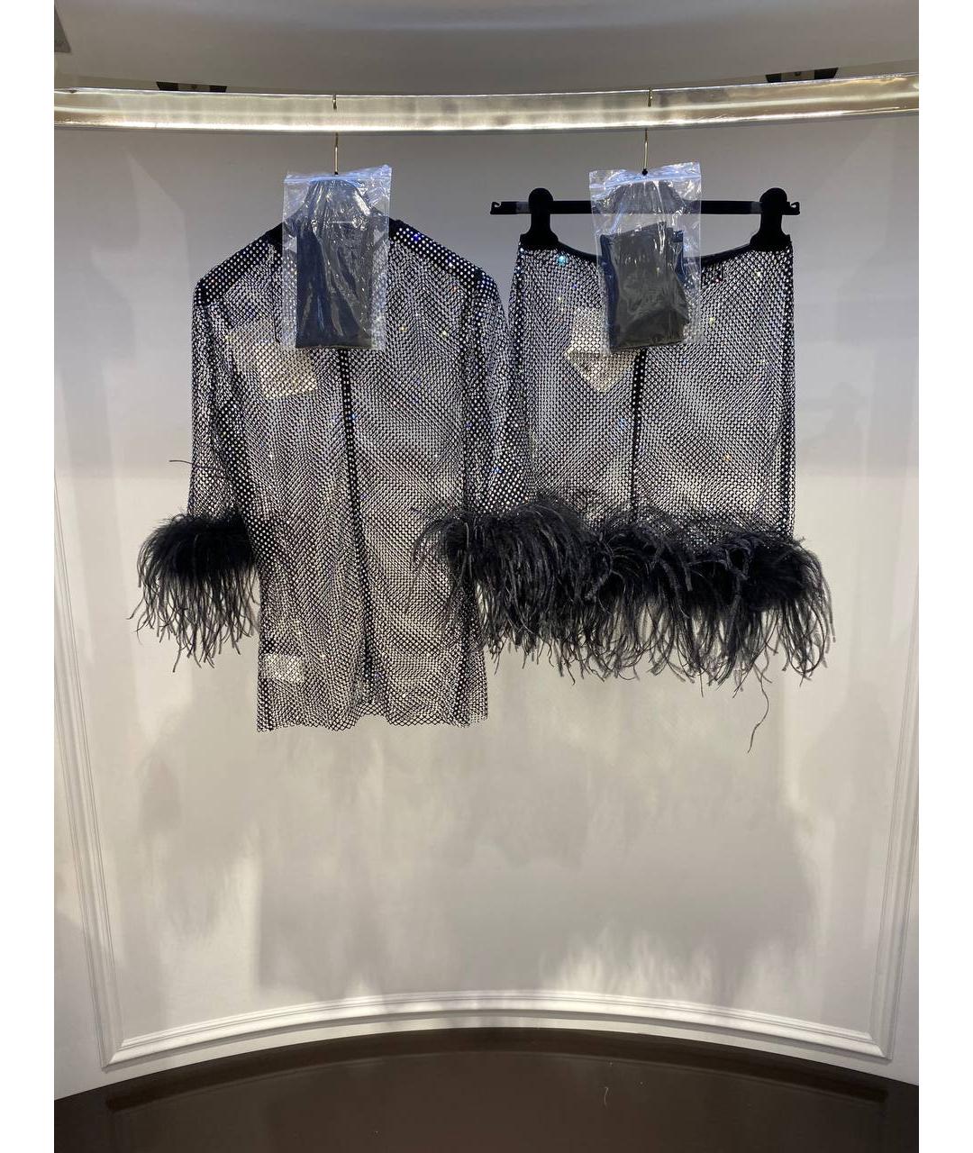 GIUSEPPE DI MORABITO Черный полиамидовый костюм с юбками, фото 3