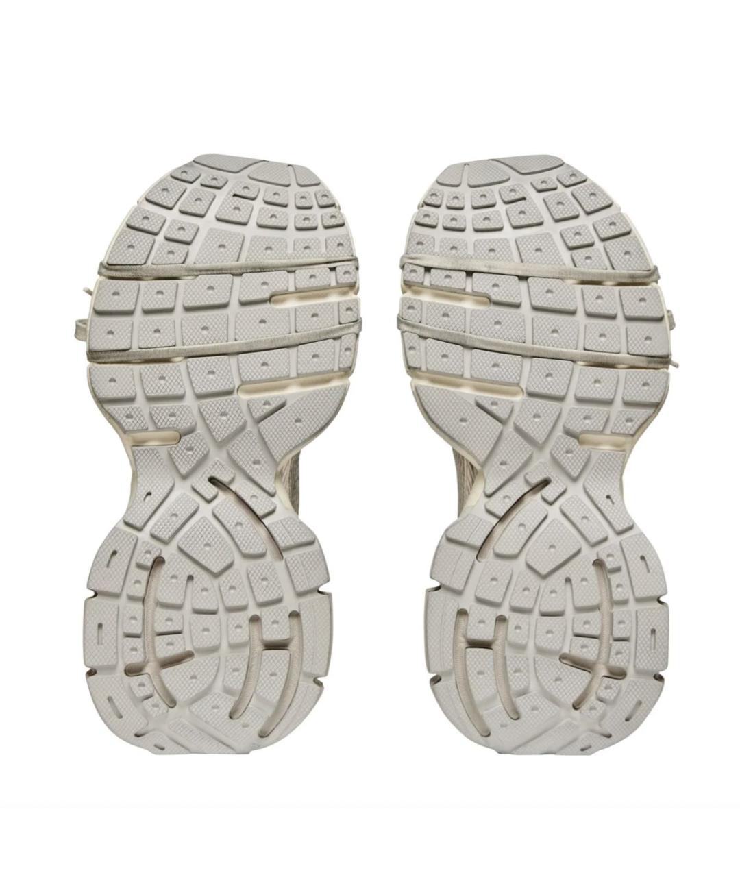 BALENCIAGA Бежевые текстильные кроссовки, фото 6