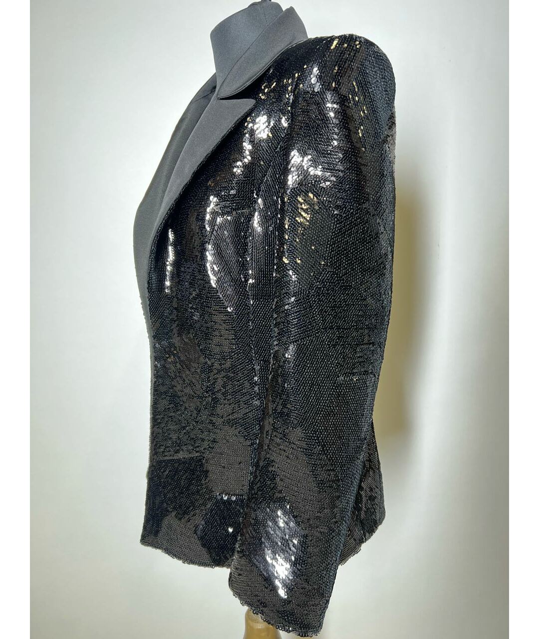 BRANDON MAXWELL Черный шелковый жакет/пиджак, фото 2