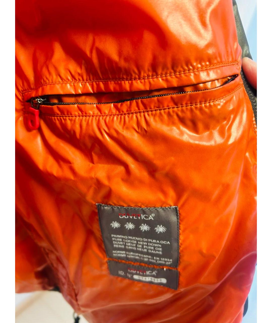 DUVETICA Хаки полиамидовый пуховик, фото 6