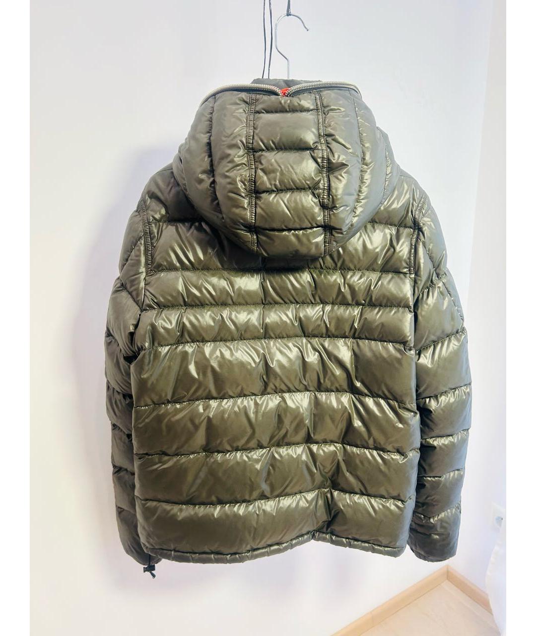 DUVETICA Хаки полиамидовый пуховик, фото 2