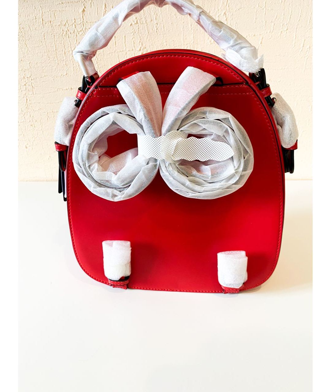 EMPORIO ARMANI Красный рюкзак из искусственной кожи, фото 4