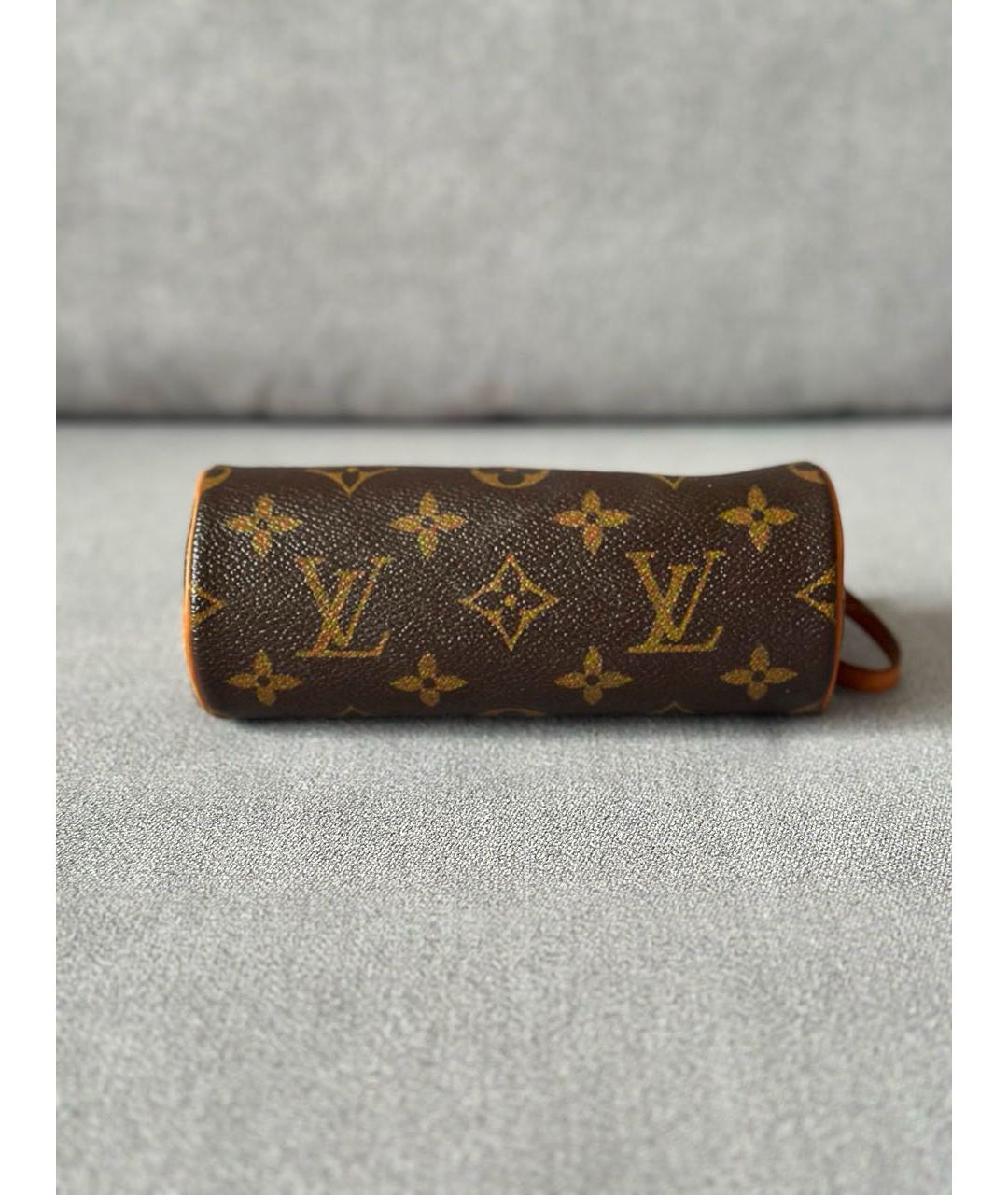LOUIS VUITTON Коричневая сумка с короткими ручками, фото 5