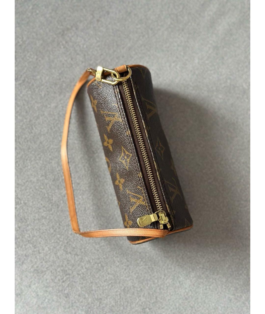 LOUIS VUITTON Коричневая сумка с короткими ручками, фото 6