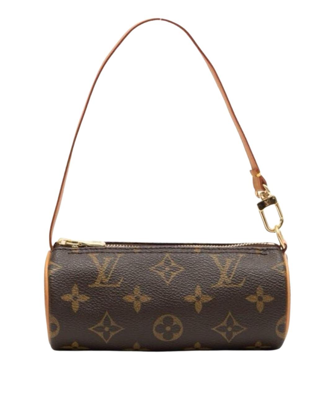 LOUIS VUITTON Коричневая сумка с короткими ручками, фото 1