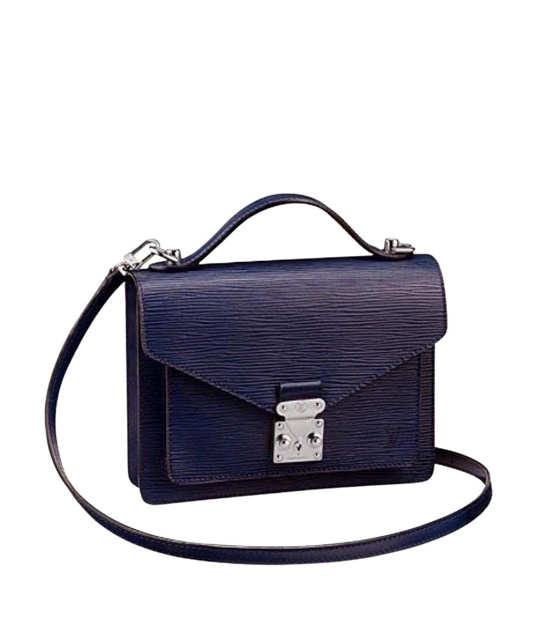 LOUIS VUITTON Фиолетовая кожаная сумка через плечо, фото 1