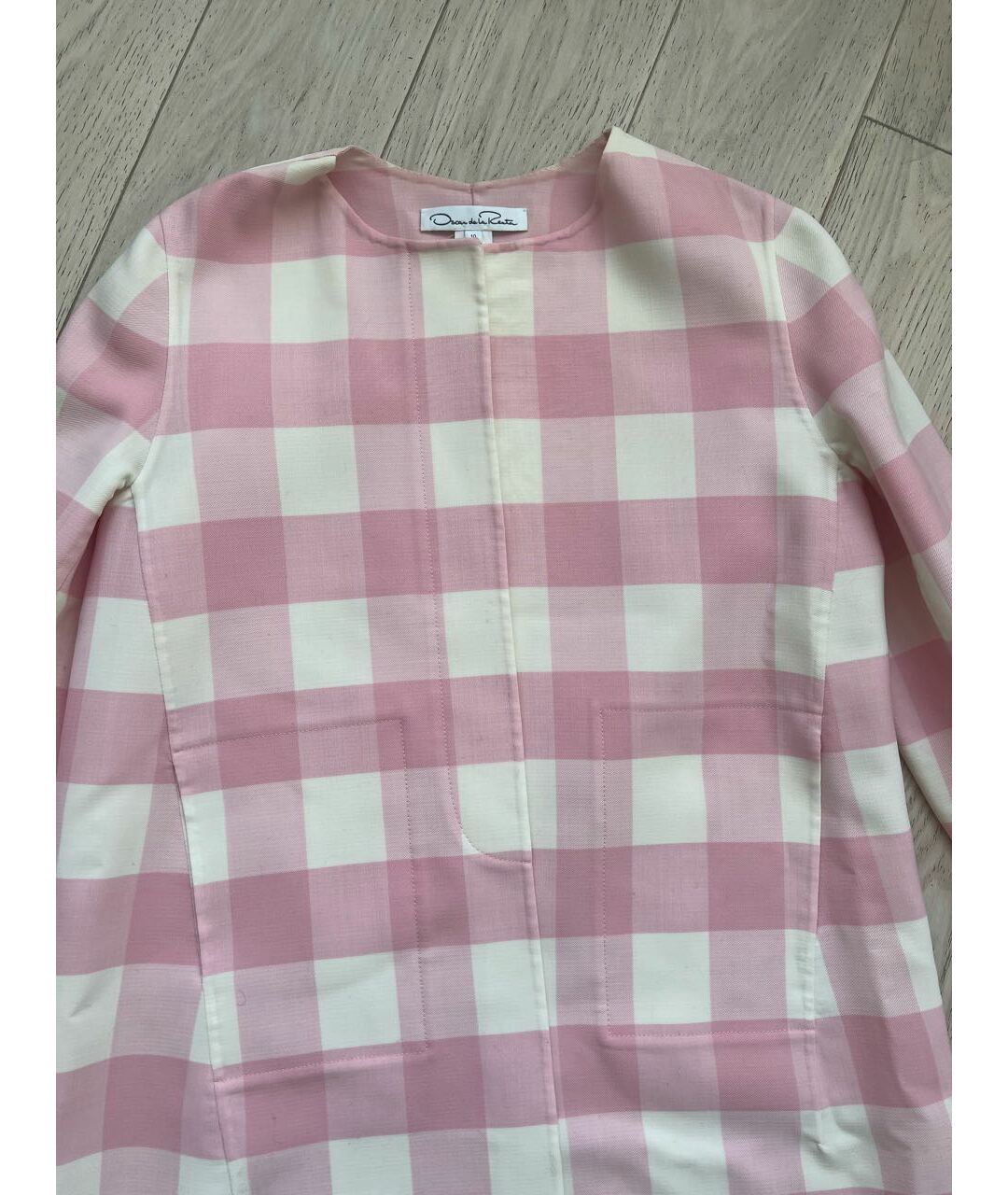 OSCAR DE LA RENTA Розовый шерстяной жакет/пиджак, фото 2
