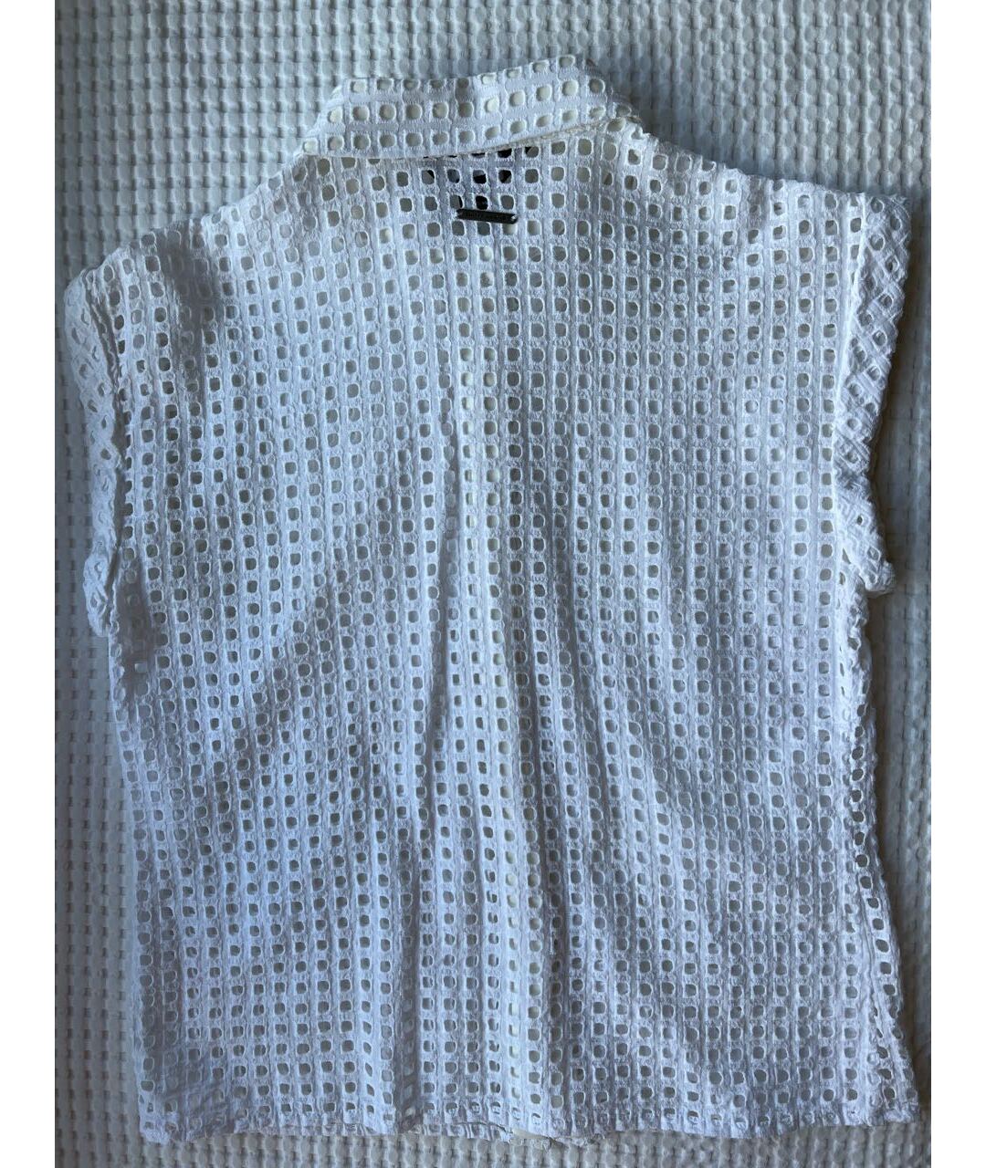 DKNY Белая хлопковая рубашка, фото 2