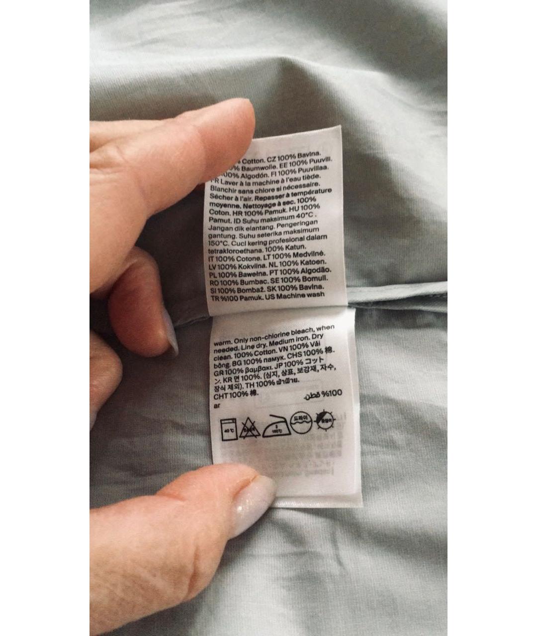 COS Серая хлопковая рубашка, фото 4