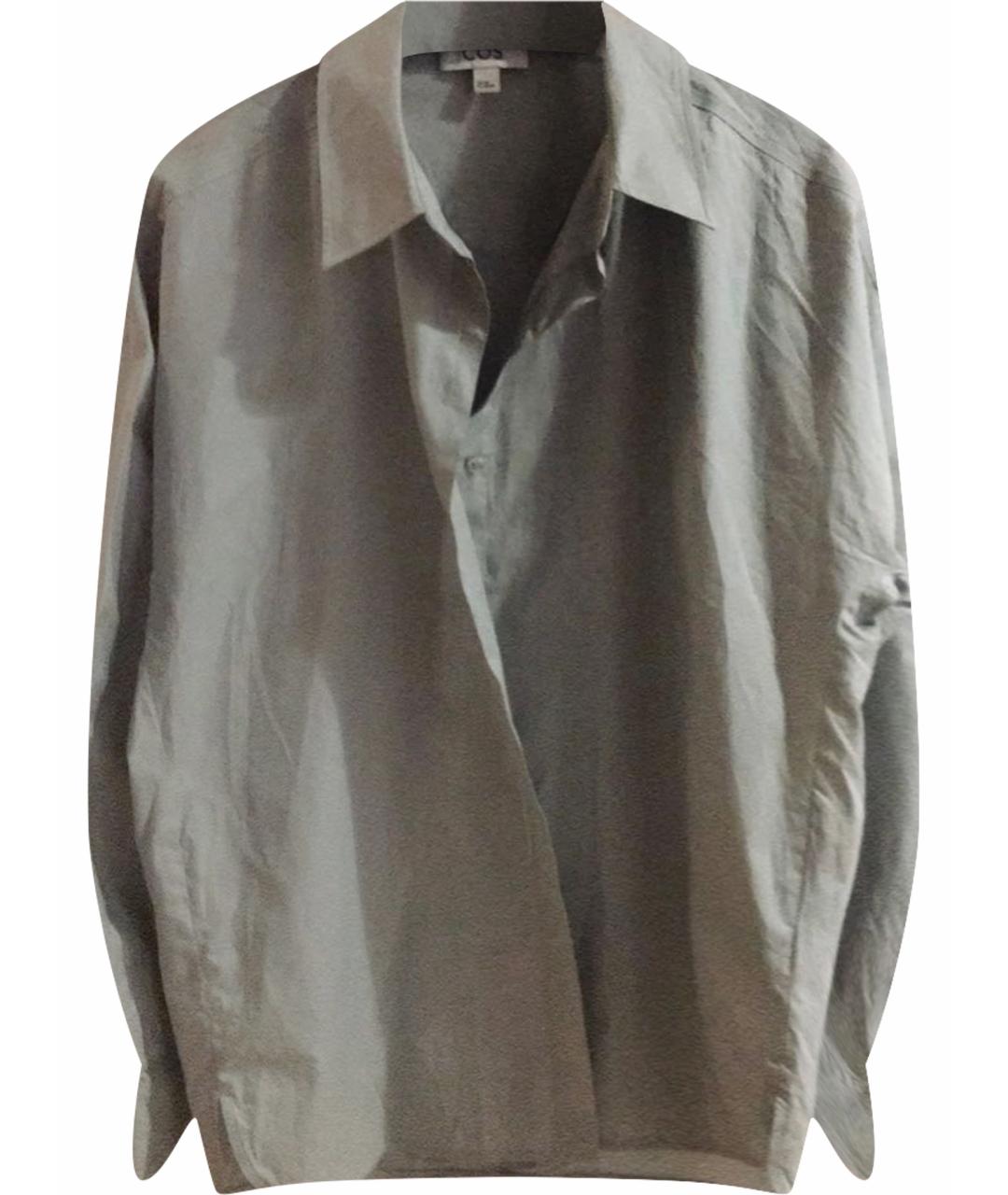 COS Серая хлопковая рубашка, фото 1