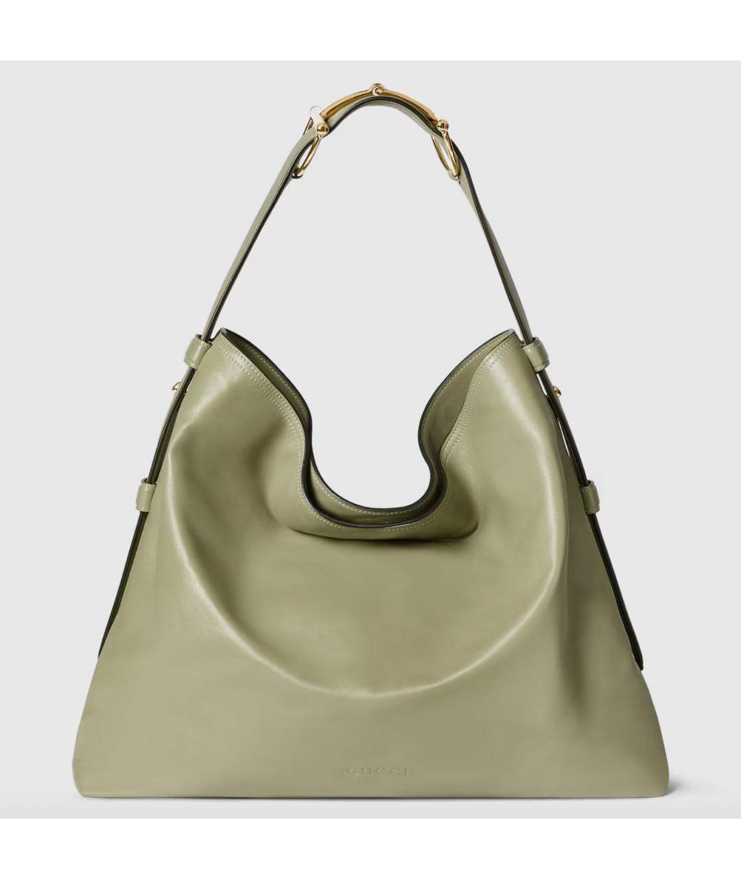 GUCCI Зеленая кожаная сумка через плечо, фото 7