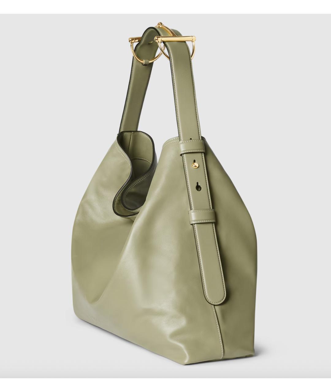 GUCCI Зеленая кожаная сумка через плечо, фото 2