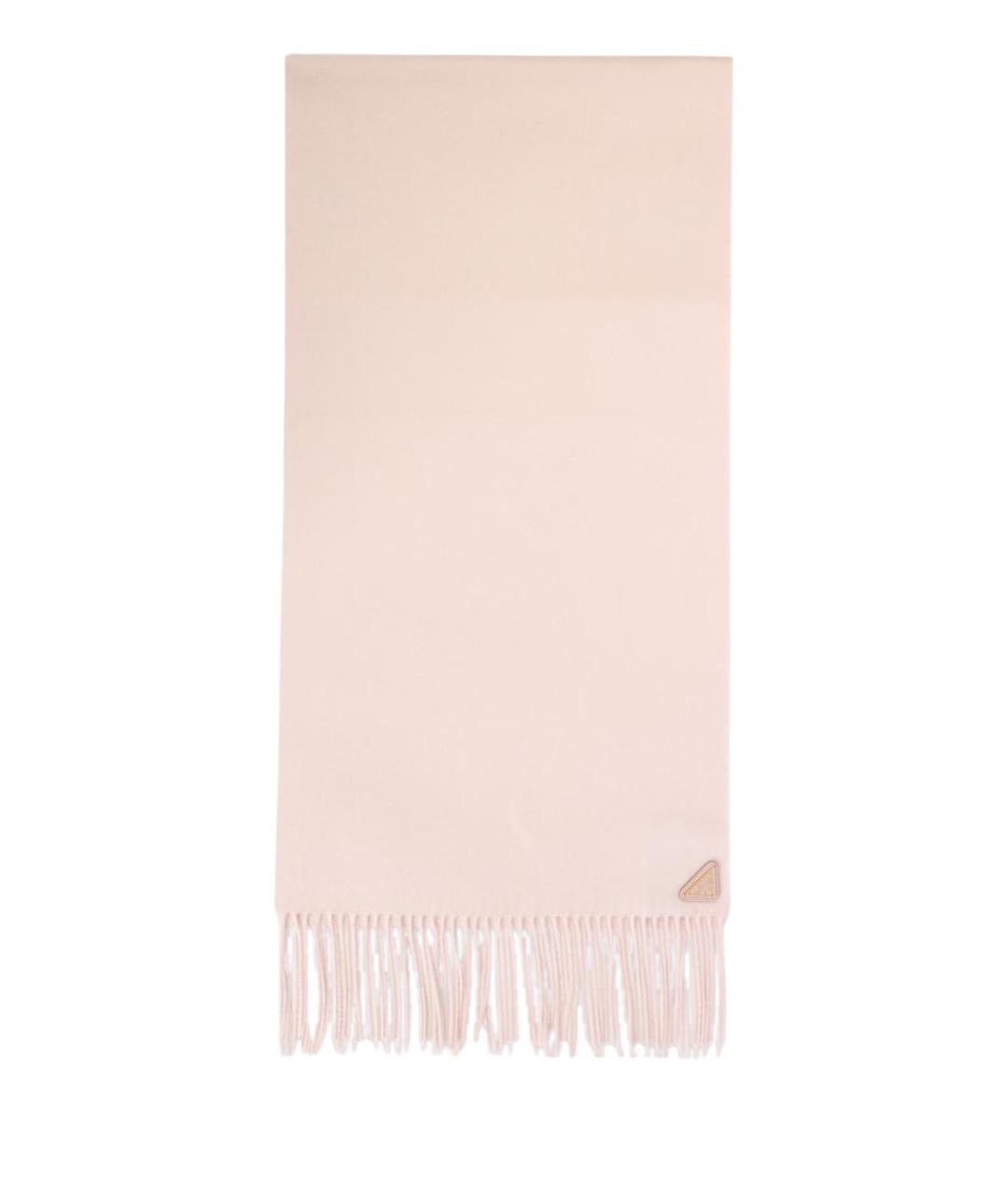 PRADA Розовый шелковый шарф, фото 1
